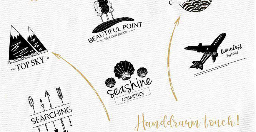 Summer Travel Logo Templates holiday vacation
